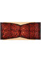Patterned Silk Shawl - Fall Red - 2