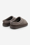 Women's Fur Lined Flat Sole Closed Front Daily Winter Slippers Nesto Brown - 7