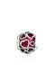 Red Heart Globe Charm