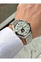 Silver Color Steel Band Steel Case Men's Wristwatch with Automatic Mechanism 1244Mr - 4