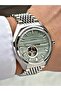 Silver Color Steel Band Steel Case Men's Wristwatch with Automatic Mechanism 1244Mr - 2