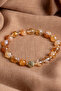 Certified Citrine-Hematite Natural Stone Zircon Apparatus Bracelet Odt215 - 2