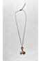 Gold Color Turtle and Starfish Figured Chain Necklace (Bijouterie) - 2
