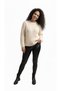 Crew Neck Skirt and Cuffed Sleeves Extra Soft Knitwear Women's Sweater - 2