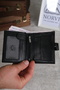 Genuine Leather Wallet with Snap Fastener Zipper and Coin Compartment 1294 - 2