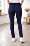 Bolinto side chain high waist 5 pocket lycra tight leg pants - 2