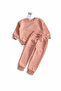 Girl's Solid Color Tracksuit Set - 2
