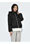 Black Women's / Girls' Onlmiki Hood Quilt Jacket Cc Otw Model Code: (15361128Black)