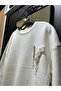 Sweatshirt with Butterfly Accessories - 3