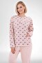 Floral Print Long Sleeve Plus Size Women's Pajama Set - 2