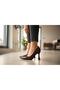 Byk Crinkled High Wedge Heel Stiletto Women's Heel Shoes - 2