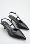 Women's High Heel Shoes Black Skin (5.5 cm)