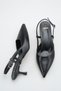 Women's High Heel Shoes Black Skin (5.5 cm) - 4