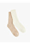 Ribbed Wool Blend 2-Piece Thick Sock Set - 2