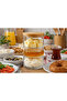 3-Tier Glass Spice Rack and Snack Bowl |   Bamboo Lid Turkish Delight Bowl Breakfast Bowl 900 ml Multi-Purpose - 2