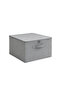 مجموعة رمادية مكونة من 4 صناديق تنظيم متعددة الأغراض تحت السرير وداخل الخزانة مقاس 35x42x23 سم - 3