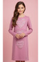 White Daily Girl's Combed Cotton Dress - 3