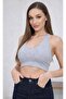 Mom Fit Basic Jeans with Leg Cut Detail - 7