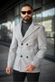 Double Buttoned Lined Double-Breasted Cashmere Coat - 3