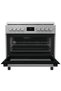 Freestanding Gas Cooker 90 cm 5 Burners Cast Iron with Fan – GGI9C20X - 2