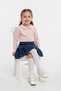 Papuç Sepeti 5102 Baby Girl Ballerina Shoes with Velcro & Stones, Patent Leather Ballerina Shoes - 3