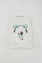 Baby Boy Tracksuit Set with Headphones, Puppy Embroidery, 9 Months-3 Years, White - 5