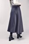 High Waist Tie-Up Layered Look Scuba Skirt - 3