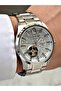 Silver Color Steel Band Steel Case Men's Wristwatch with Automatic Mechanism 1192Mr - 2