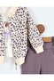 Baby Girl Leopard Patterned Hooded Cardigans, 3 Pieces 6-9-12-18-24 Months Stylish Holiday Set, - 4