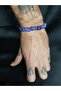 Natural Large Agate Stone Bracelet in Purple/Brown Tones Unisex - 3
