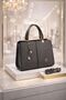 Women's Gray 4-Piece Bag Set, Women's Shoulder and Handbag, Phone Holder and Handbag Vienna - 2