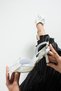 Ramie White Women's 7 cm Heeled Bow Strap Closed Front Pointed Toe Satin Evening Dress Shoes - 2