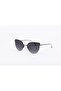 Sunglasses Women Cat Eye Uv400 Black Metal Frame Stylish Design - 2