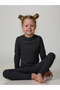 Girls & Boys Thermal Underwear Set Cotton Stretchy Leggings Fabric Bottom Top Long Sleeve Winter Children's Underwear - 2