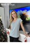 Women's Short Sleeve V-Neck Camo Body T-Shirt - 2