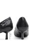 Women's High Heels Short Heel Shoes Special Occasion Shoes Stylish Shoes Black Evening Dress Shoes - 4