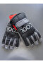 Kitti 9-16 Years Old Children's Snow Skiing Winter Gloves Lined Cold-Proof Wind Water Repellent Reflective - 2