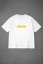 Oversized T-Shirt Unisex 100% Cotton Comfortable Fit Begin Printed