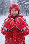 Kitti 9-16 Years Old Children's Snow Skiing Winter Gloves Lined Cold-Proof Wind Water Repellent Reflective - 2