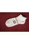 White Socks with Smiling Face and Heart Pattern - 2
