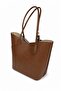 Women's Shoulder and Hand Bag 67-8133 Light Brown - 2
