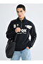Özmarka New Season Mock Neck Printed Men's Thick Sweatshirt - 3