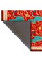 Mosso Red Themed Fish and Flower Figures Patterned Woven Base Modern Decorative Carpet Mosso2162 - 3