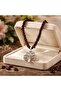 Garnet (Lal) Stone Tree of Life Figured Necklace – String Necklace with Natural Stone End - 2