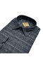 Classic 100% Cotton Long Sleeve Hidden Button Collar Winter Flannel Shirt (Regular Fit) - 2