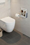Toilet Roll Holder with Metal Shelf Modern Bathroom Accessory