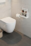 Toilet Roll Holder with Metal Shelf Modern Bathroom Accessory