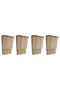 Bat Houses 4 pcs 22x12x34 cm Wood