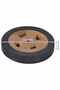 Sunlounger Spare Wheels 2 pcs Solid Teak Wood - 3