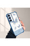 Samsung Galaxy S24 Plus Compatible Kelebek Printed Transparent Silicone Shock-Absorbing Case Stylish and Durable
